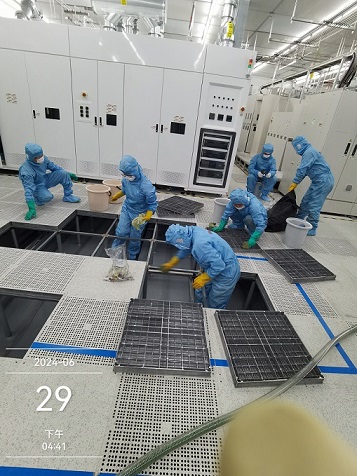 半导体行业千级无尘车间深度清洁